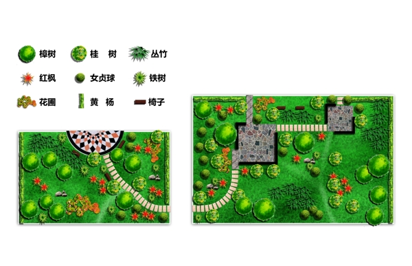 綠化平面圖圖片