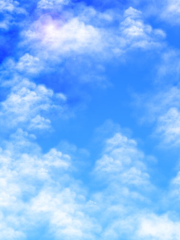 原创晴朗天空阳光灿烂蓝天白云背景