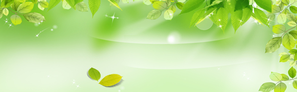 清新綠色淘寶海報(bào)