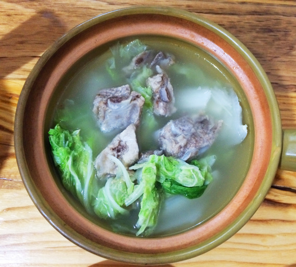 白菜燉排骨