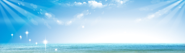 藍(lán)天閃鉆背景banner