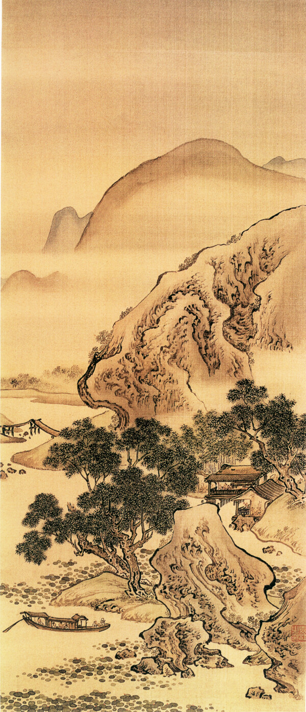 荷凈納涼圖圖片