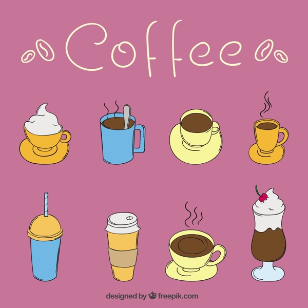 咖啡杯的插圖