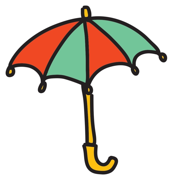网页UI太阳伞icon图标设计