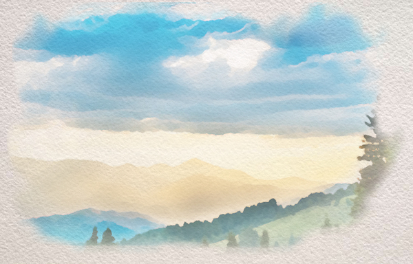 水彩風(fēng)景