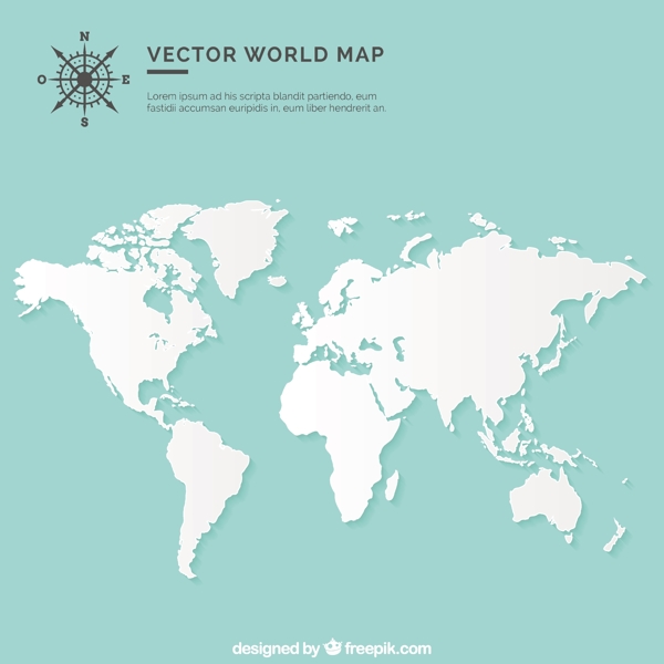 世界地图模板