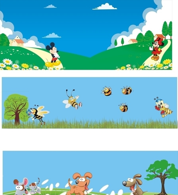 幼兒園墻體廣告圖片