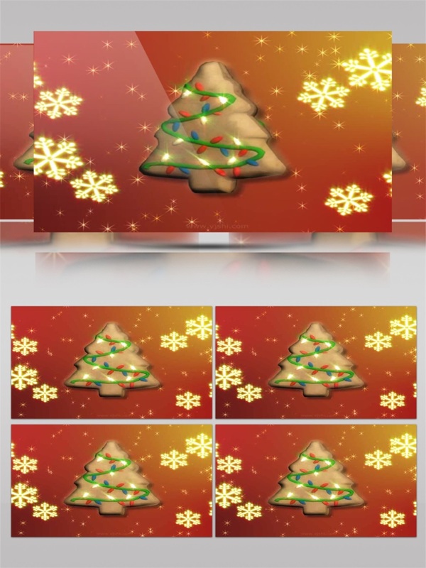 圣诞树装饰圣诞节视频素材