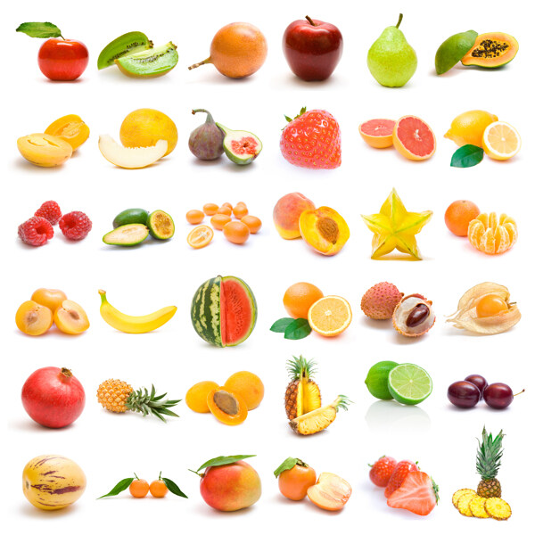 各类水果背景图片