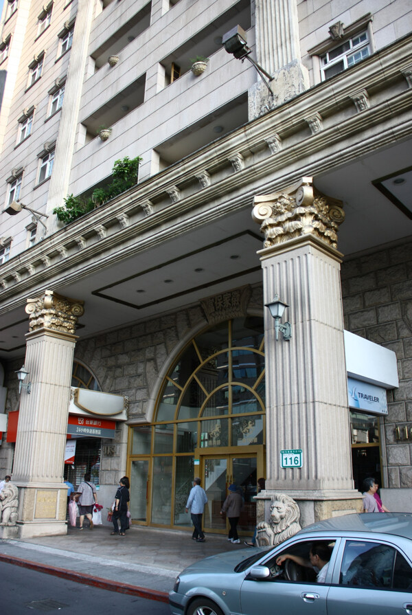 台北商街欧式建筑图片