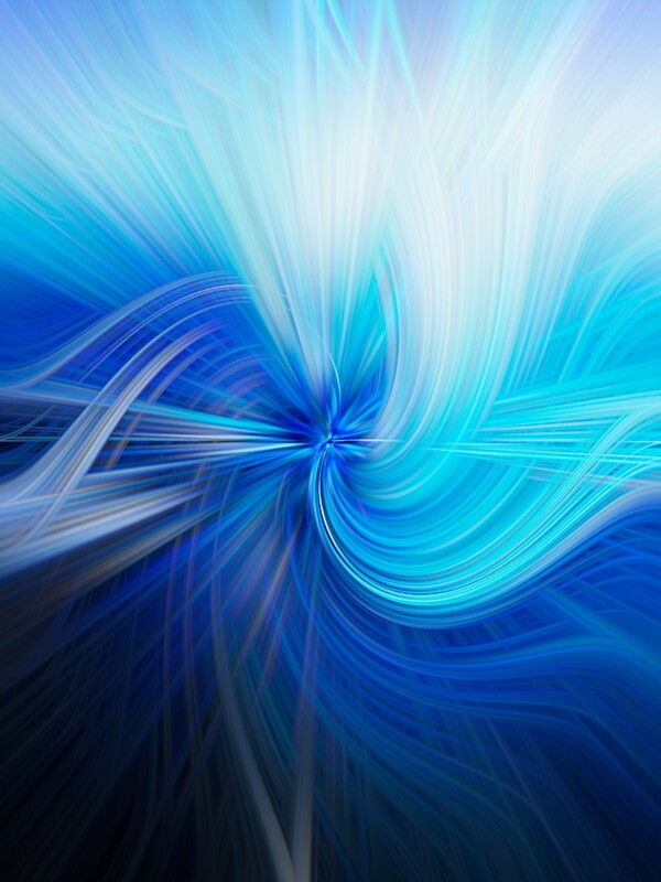 科技感线条旋涡背景蓝色