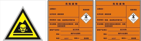 危險(xiǎn)廢物標(biāo)識(shí)圖片