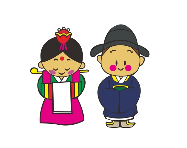 韓國(guó)卡通小人圖片
