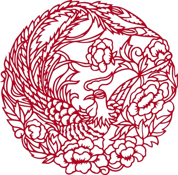 印花矢量圖動物鳥類玫瑰花草免費素材