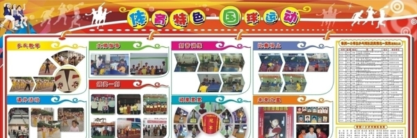 體育宣傳欄圖片