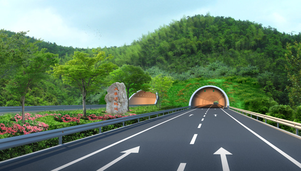 高速路段效果圖圖片