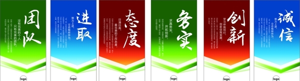 企業(yè)文化標語公司展板