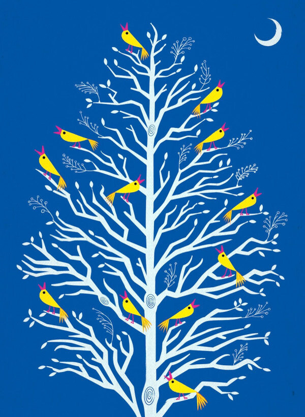 位圖插畫(huà)動(dòng)物鳥(niǎo)植物免費(fèi)素材