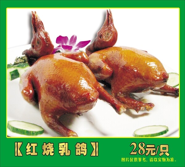 紅燒乳鴿圖片