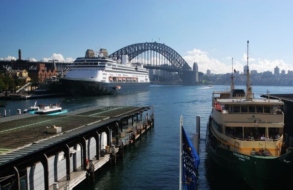 悉尼海港大桥雄姿图片
