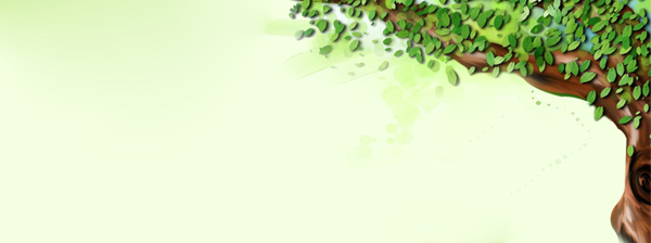 綠色植物小清新banner