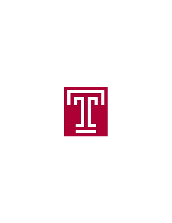 TempleUniversitylogo設(shè)計欣賞TempleUniversity大學(xué)體育隊LOGO下載標志設(shè)計欣賞