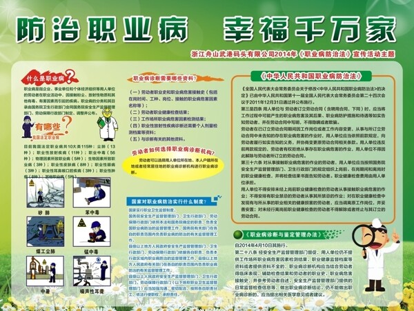防治職業(yè)病宣傳海報(bào)