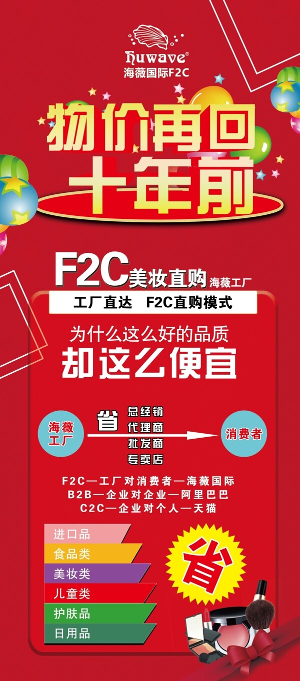 海薇F2C展架