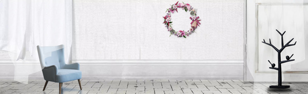 椅子植物淘寶全屏banner背景