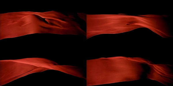 红色飘带高清动态素材图片