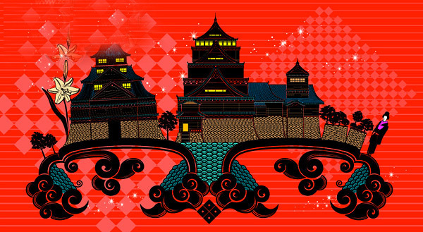 位圖建筑高樓橋色彩免費(fèi)素材