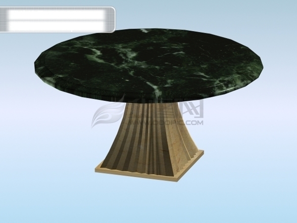 3d石材圓桌