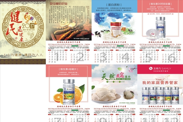 2017年掛歷