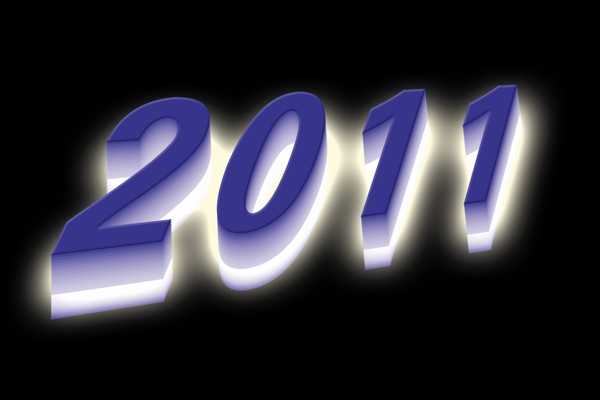 2011藝術字圖片