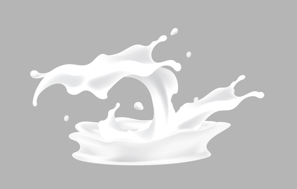 飞溅的牛奶牛奶果汁丝滑