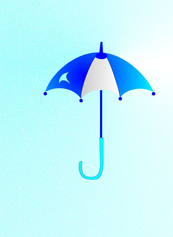 原创雨伞海报设计