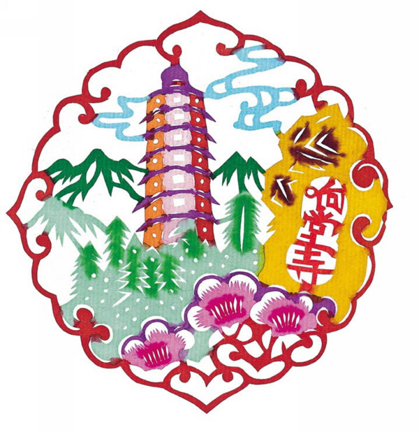 響掌寺剪紙