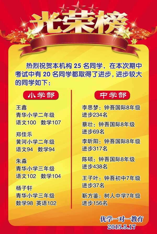 光榮榜