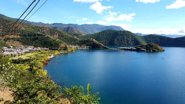 瀘沽湖風(fēng)景