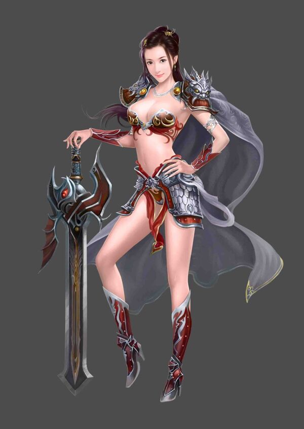 游戲美女圖片