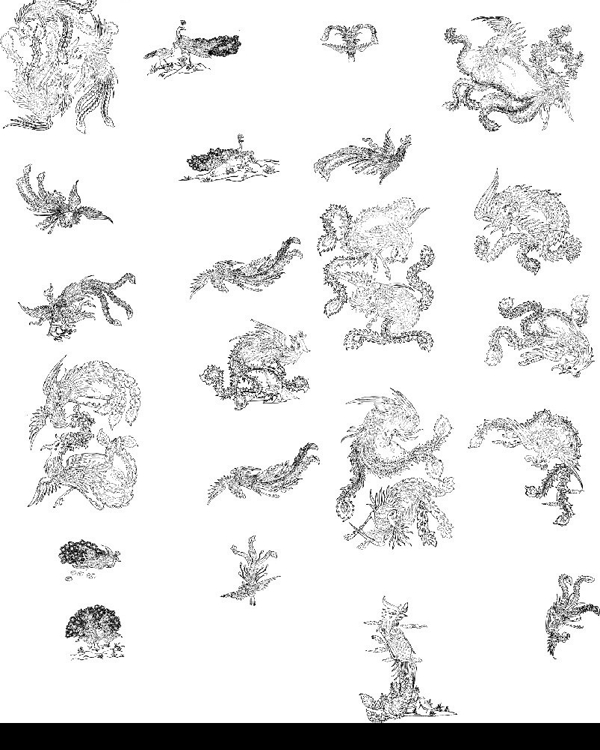 鳳凰矢量圖圖片