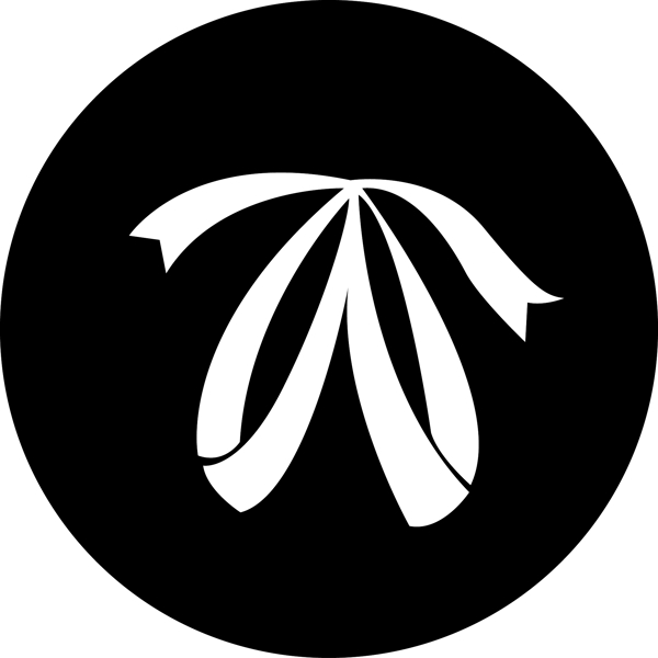 絲帶花結圖標