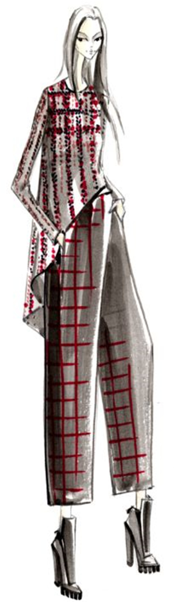 服裝設(shè)計(jì)手繪效果圖