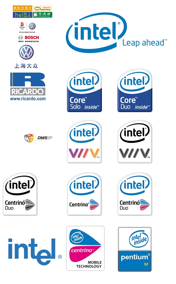 intel公司logo图片