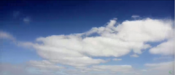 蓝天白云云层快速流动2个高清实拍视频素材