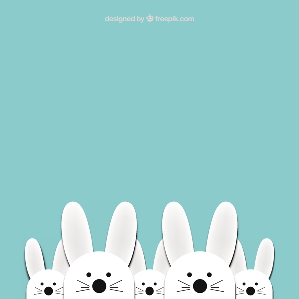 复活节小兔子背景