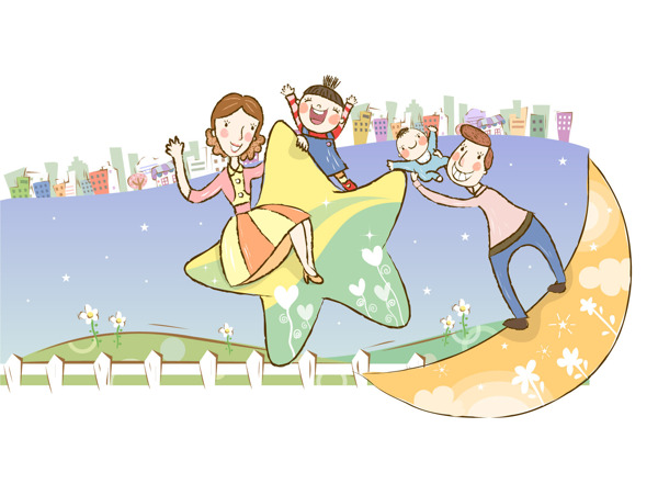 星月插畫
