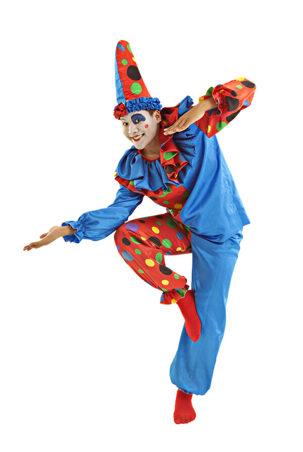 小丑跳舞图片