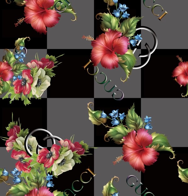 格子加花古馳