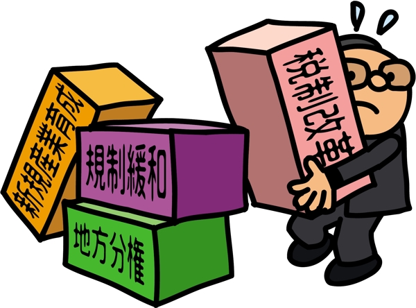 經(jīng)濟(jì)改革插畫圖片